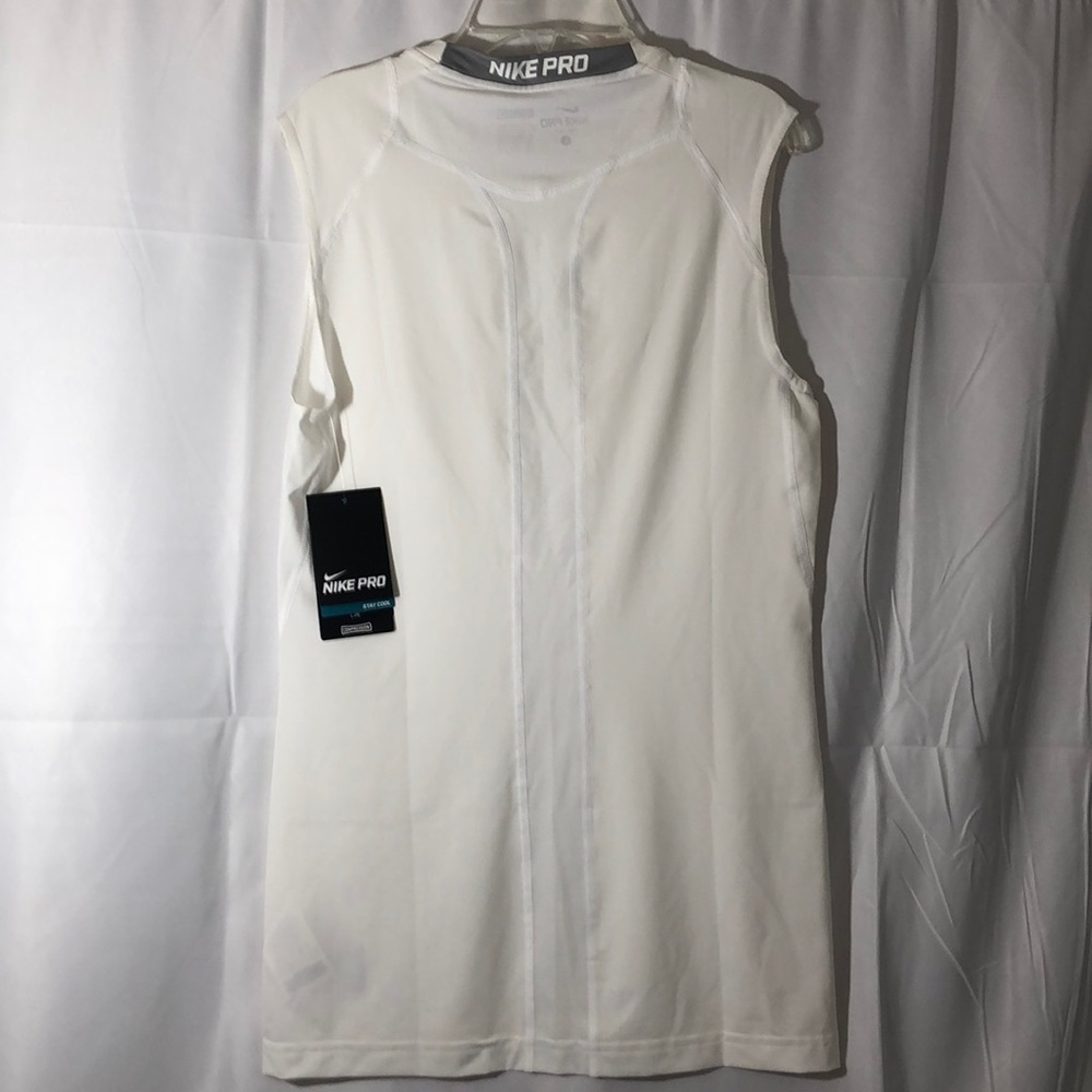 Nike Men’s Sleeveless Tank. White. NWT. Size L - Picture 4 of 5